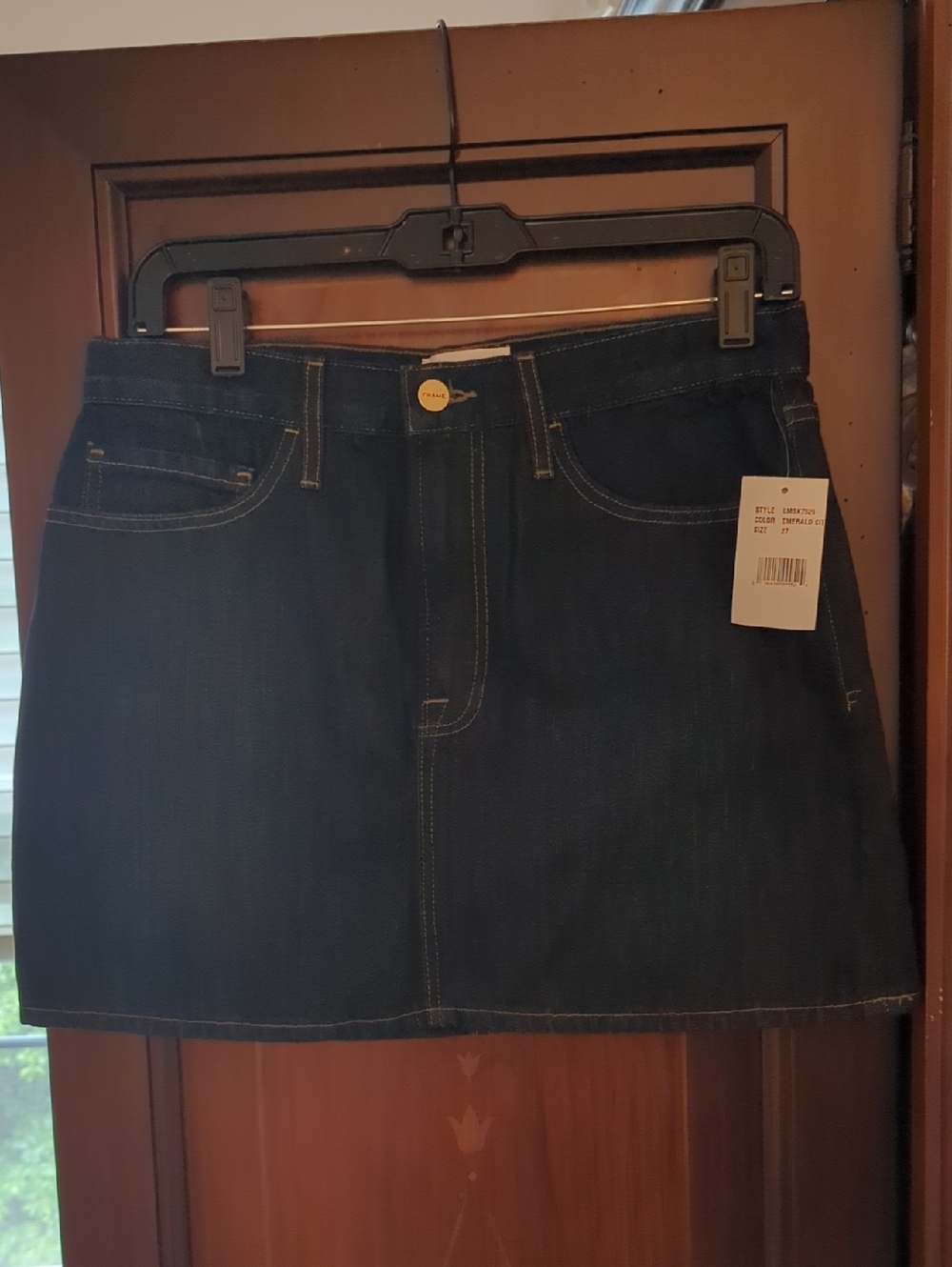 Frame Denim Mini Skirt